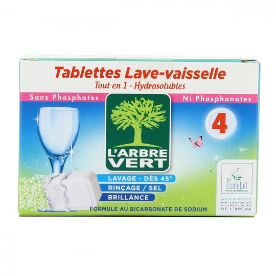 L ARBRE VERT Tablette Lave Vaisselle X4