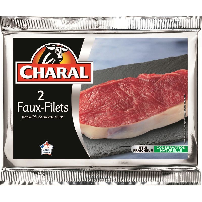 CHARAL Faux Filet de Bœuf x2 - 2x180g