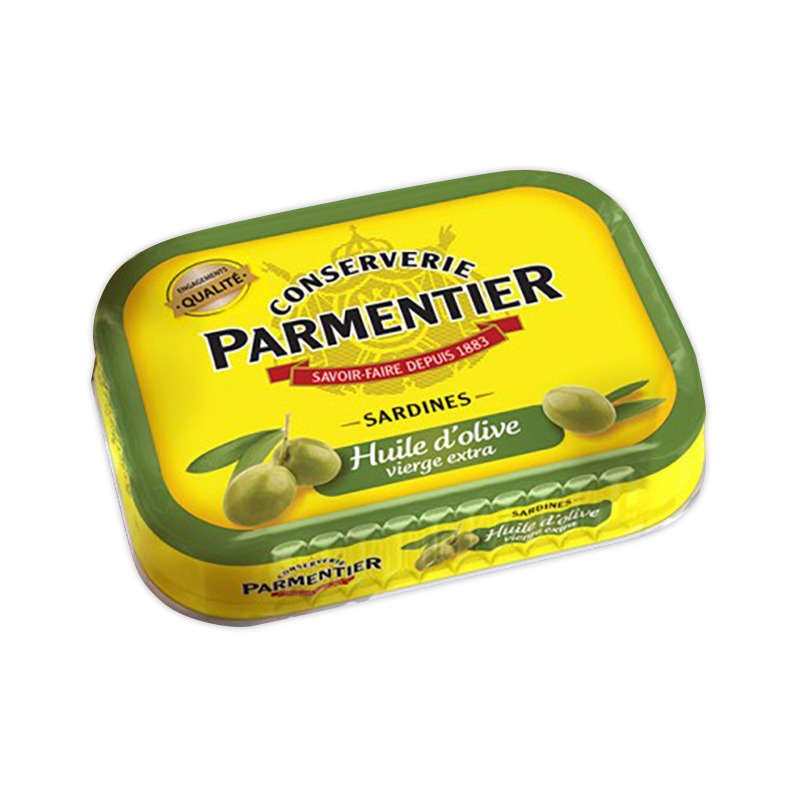 PARMENTIER Sardines à l'huile d'olive - 135g