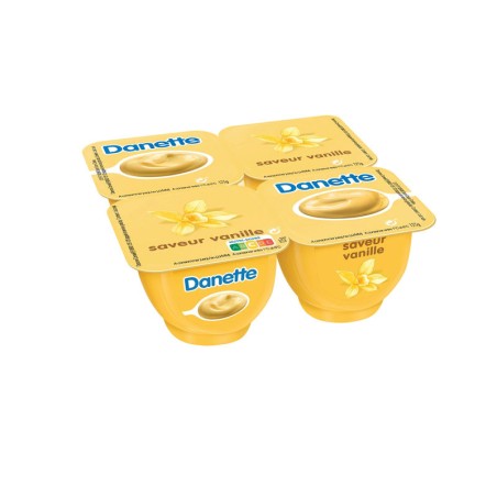 DANONE Crème dessert saveur Vanille - 4x125g