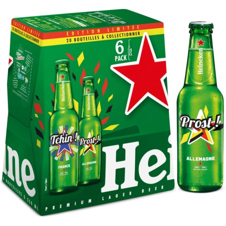 HEINEKEN Bière blonde 5° - 6x25cl