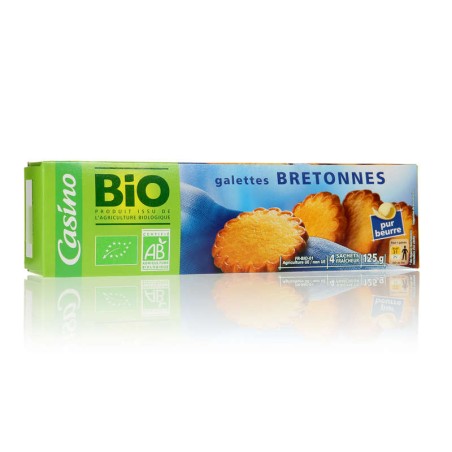 CASINO Galettes bretonnes Bio - 125g