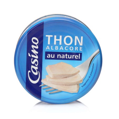 CASINO Thon albacore au naturel - 186g