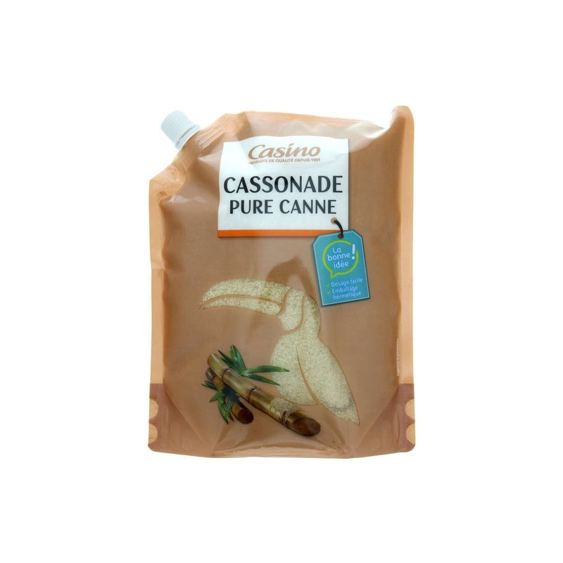 CASINO Cassonade pure canne Doypack - 750g