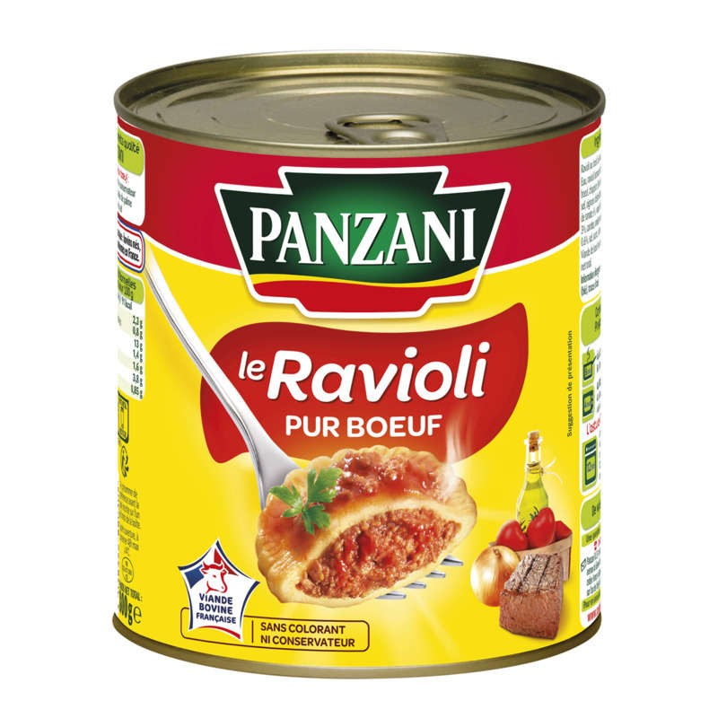 PANZANI Ravioli pur bœuf - 800g