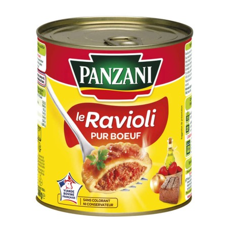 PANZANI Ravioli pur bœuf - 800g