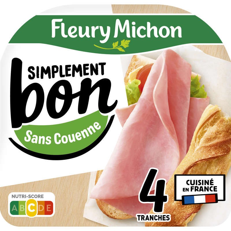 FLEURY MICHON Jambon simplement bon 4 tranches - 160g