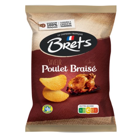 BRET'S Chips Poulet braisé - 125g