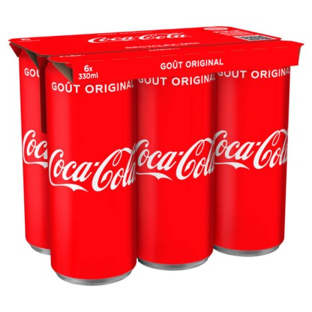 COCA COLA Original boites - 6x33cl