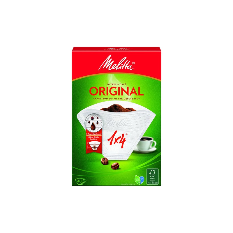 MELITTA Filtres à café n°4 x40 - Unité