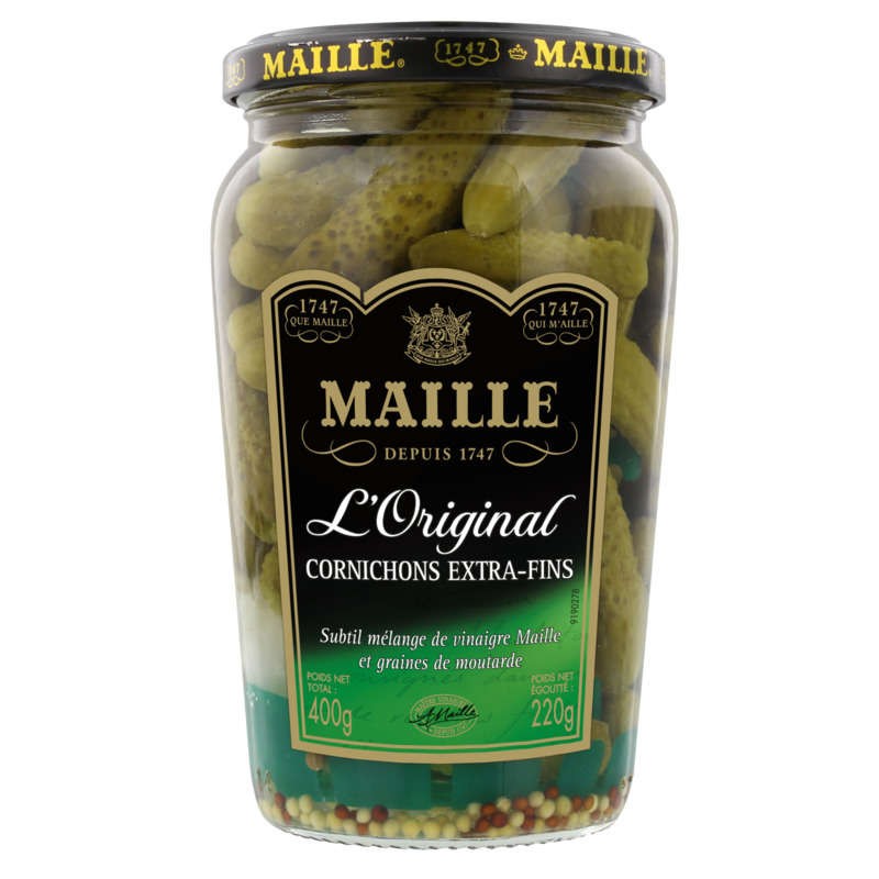 MAILLE Cornichons extra fins - 220g