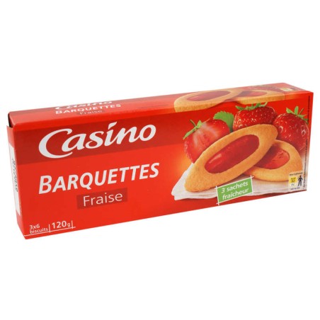 CASINO Barquette Fraise - 120g