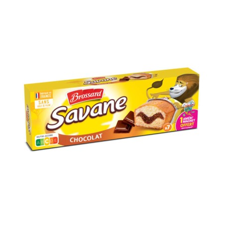 BROSSARD Savane Pocket au chocolat - 7x30g