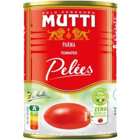 MUTTI Tomates pelées zéro résidu de pesticides - 400g