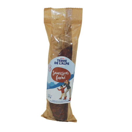 TERRE DE L'ALPE Saucisson sec de Savoie Fumé - 200g