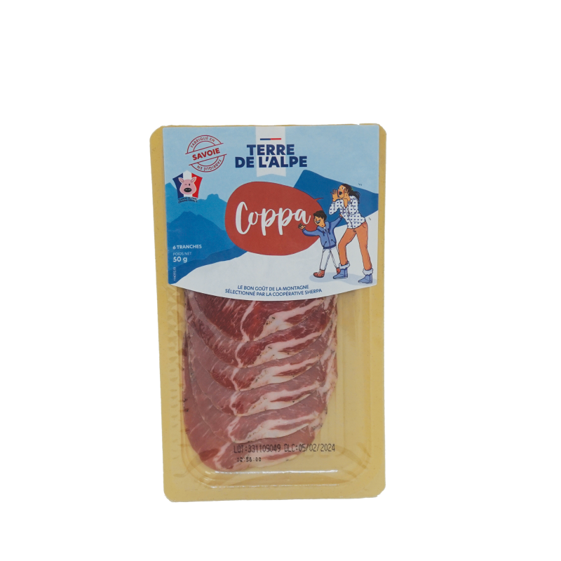 TERRE DE L'ALPE Coppa 6 tranches - 50g