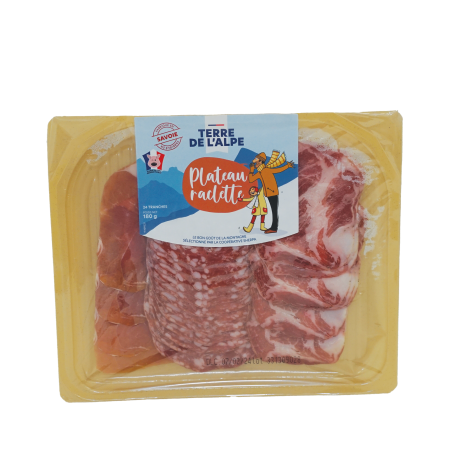 TERRE DE L'ALPE Plateau Raclette 24 tranches - 180g