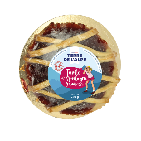 TERRE DE L'ALPE Tarte de montgne aux Framboises - 250g