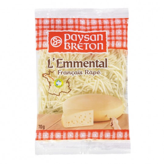 Paysan Breton Emmental Breton Râpé 70g 